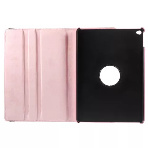 Roze iPad Air 2 hoesje case met draaibare cover standaard