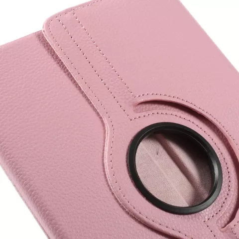 Roze iPad Air 2 hoesje case met draaibare cover standaard