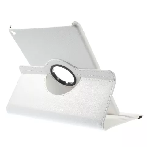 Witte iPad Air 2 case met draaibare cover standaard