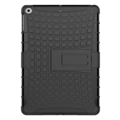Zwarte survivor geschikt voor iPad 2017 2018 case hoes standaard