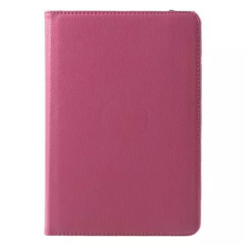 Roze lederen iPad mini 4 &amp; iPad mini 5 (2019) draaibare case hoes cover