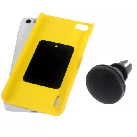 Universele Magneet telefoon auto houder ventilatierooster - iPhone - Samsung - Zwart