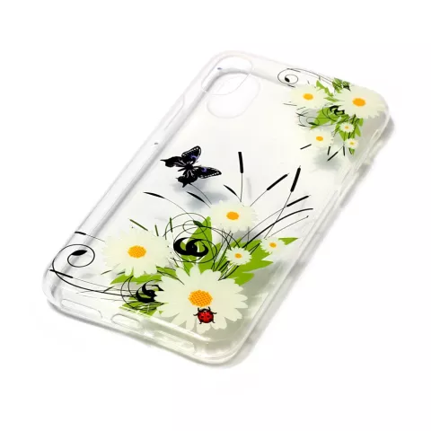 Lente madelief bloemen TPU hoesje iPhone X XS case cover