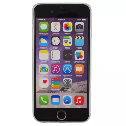 Blauw paarse driehoek geschikt voor iPhone 6 Plus 6s Plus hardcase hoesje cover