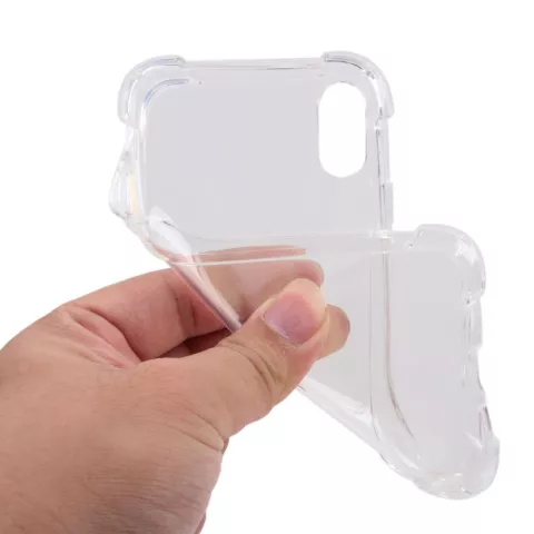 TPU stevig hoesje doorzichtig bescherming iPhone X XS case