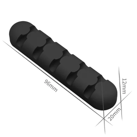 Orico Cable Organiser Zwart zelfklevend 5 slots kabel ordener