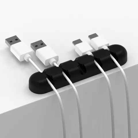 Orico Cable Organiser Zwart zelfklevend 5 slots kabel ordener