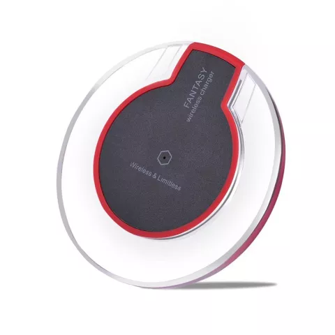 Universele transparante draadloze Qi oplaad pad oplader wireless charger