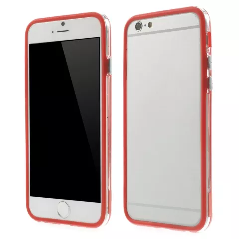 Rood bumper hoesje iPhone 6 6s case