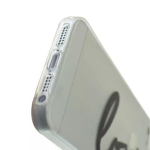 TPU doorzichtig hoesje iPhone 5 5s SE 2016 love cover