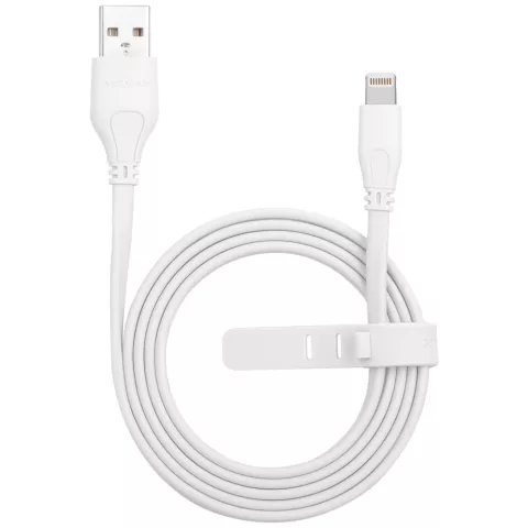 MOMAX MFi Lightning Cable 1 meter - Witte oplaadkabel