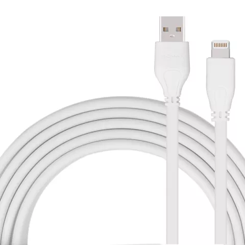 MOMAX MFi Lightning Cable 1 meter - Witte oplaadkabel