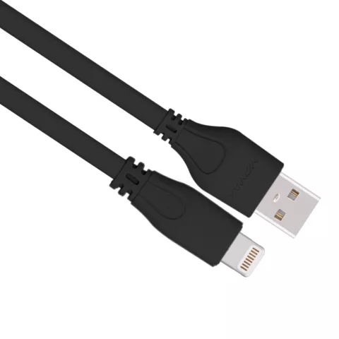 MOMAX MFi Lightning USB Cable 1 meter - Zwarte oplaadkabel