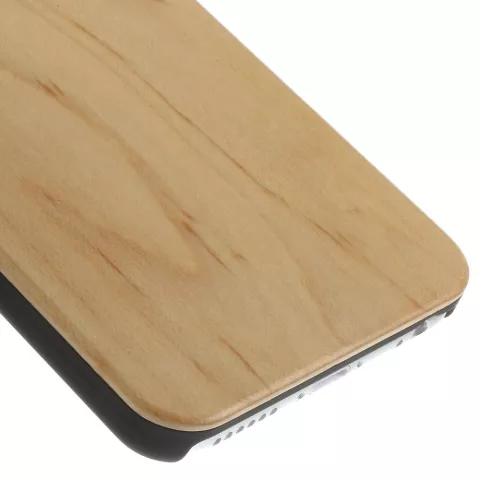 Kersenhouten hardcase iPhone 6 6s cover hoesje echt hout