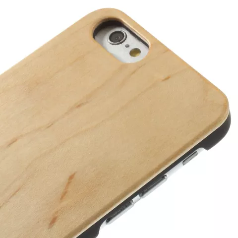 Kersenhouten hardcase iPhone 6 6s cover hoesje echt hout