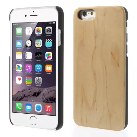 Kersenhouten hardcase iPhone 6 6s cover hoesje echt hout