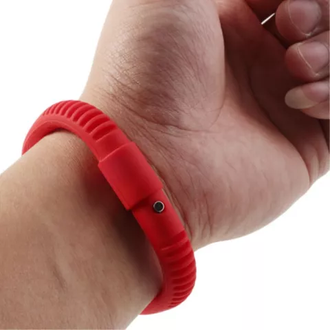 Universele stylus pen armband rood