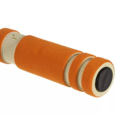 Opvouwbare selfiestick universeel - Oranje Wit - Audio afstandsbediening