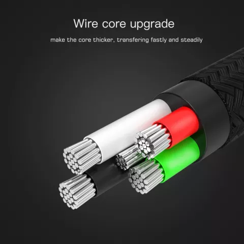 Caseme USB naar USB C kabel 1,2 meter - oplaadkabel zwart