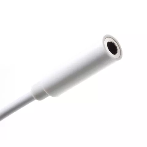 Universele USB-C naar AUX headphone jack ingang audio kabel dongle - Wit