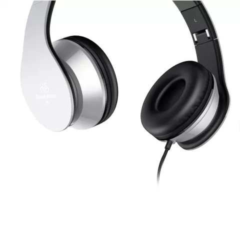 i60 Over-ear draadgebonden Stereo Koptelefoon - Microfoon Metallic Zilver