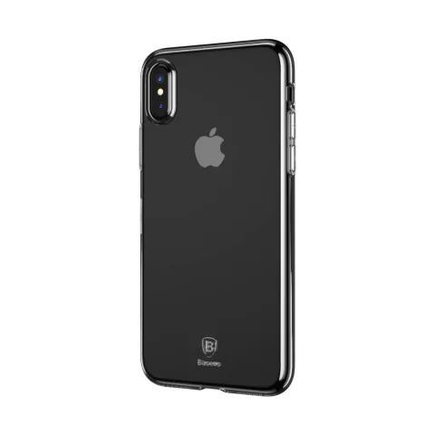 Baseus Simple Series  doorzichtig iPhone X XS hoesje - Transparant