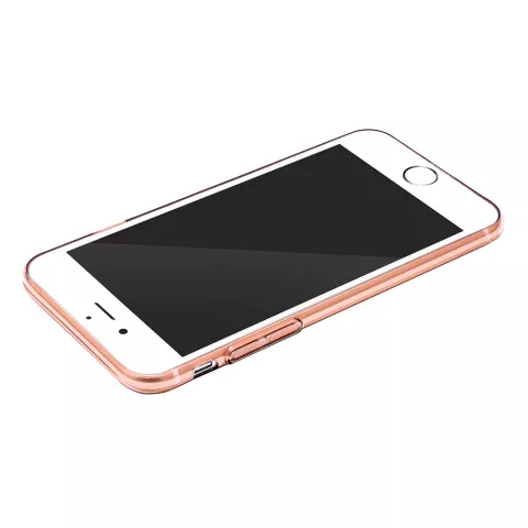 Baseus Simple Series doorzichtig iPhone 7 8 SE 2020 SE 2022 hoesje - Lichtroze