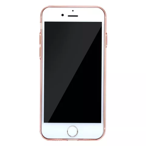 Baseus Simple Series doorzichtig iPhone 7 8 SE 2020 SE 2022 hoesje - Lichtroze