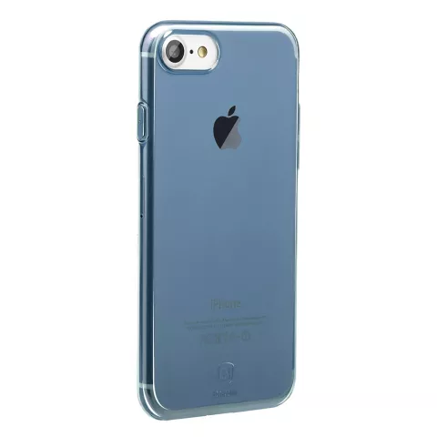 Baseus Simple Series doorzichtig iPhone 7 8 SE 2020 SE 2022 hoesje - Blauw