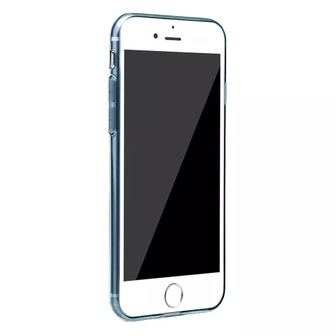 Baseus Simple Series doorzichtig iPhone 7 8 SE 2020 SE 2022 hoesje - Blauw