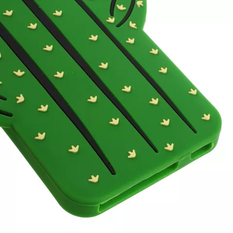 3D cactus hoesje silicone iPhone 6 Plus 6s Plus - Groen