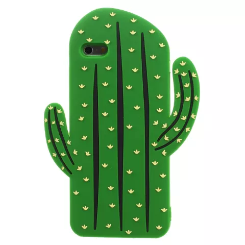 3D cactus hoesje silicone iPhone 6 Plus 6s Plus - Groen