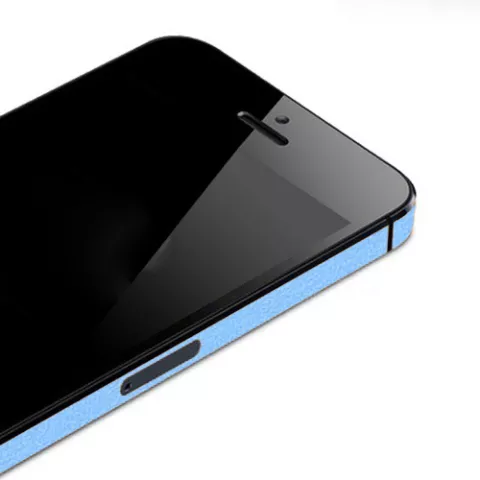 Bumper sticker iPhone 5 5s SE 2016 Decor Color Edge Skin - Lichtblauw
