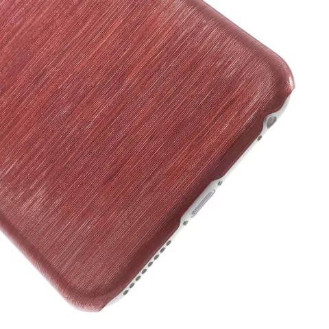 Brushed hardcase iPhone 6 Plus 6s Plus hoesje - Rood