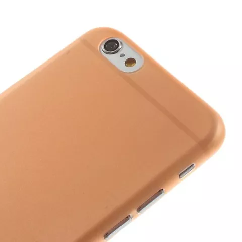 Ultra dunne, stevige 0.3 mm dikke iPhone 6 6s hoesjes - Oranje