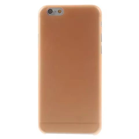 Ultra dunne, stevige 0.3 mm dikke iPhone 6 6s hoesjes - Oranje