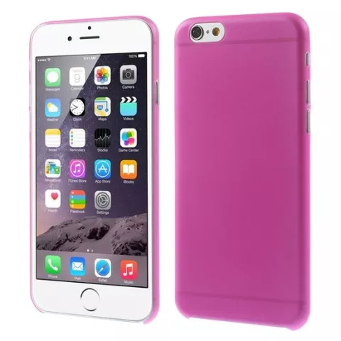 Ultra dunne, stevige 0.3 mm dikke iPhone 6 6s hoesjes - Roze