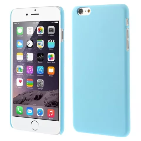 Stevige gekleurde hardcase iPhone 6 Plus 6s Plus Hoesje - Lichtblauw