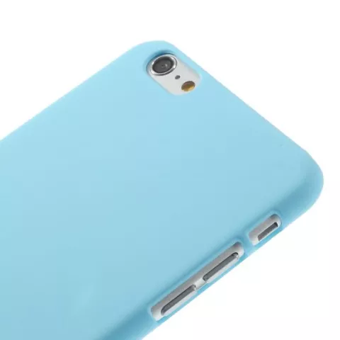 Stevige gekleurde hardcase iPhone 6 Plus 6s Plus Hoesje - Lichtblauw