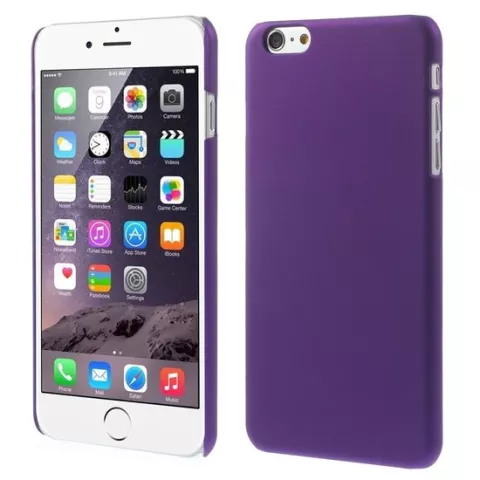 Stevige gekleurde hardcase iPhone 6 Plus 6s Plus Hoesje - Paars