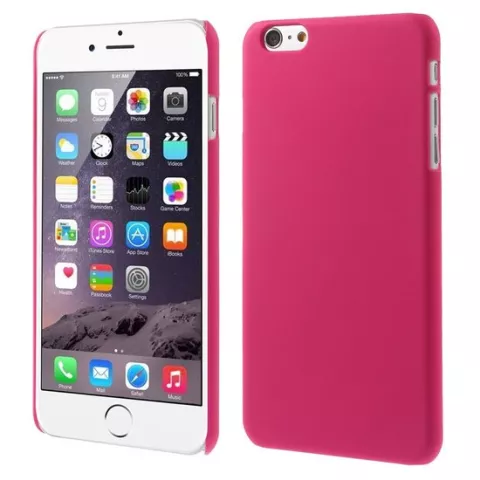 Stevige gekleurde hardcase iPhone 6 Plus 6s Plus Hoesje - Roze