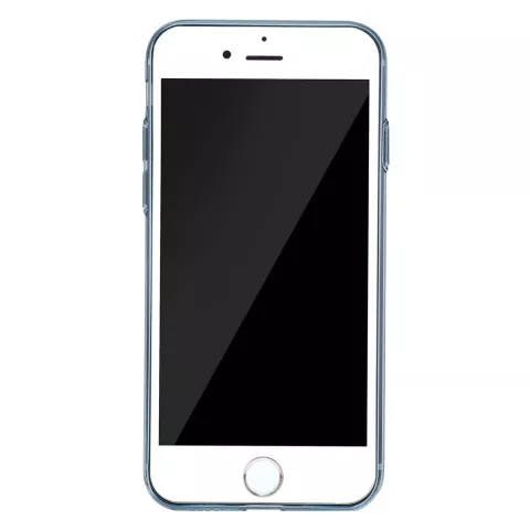 Baseus Simple Series doorzichtig hoesje iPhone 7 Plus 8 Plus - Blauw