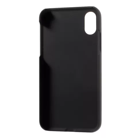 Kersenhout hoesje iPhone X XS hardcase - bruin