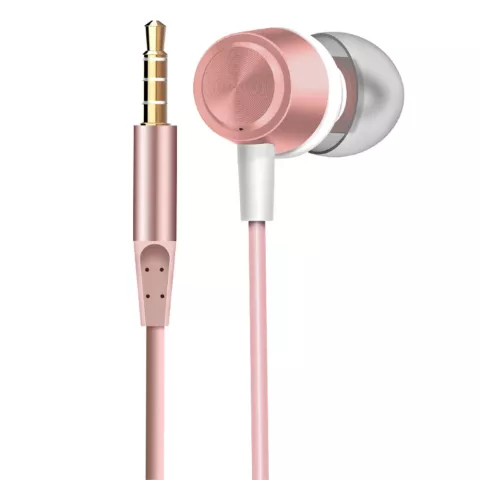 Joyroom Rose in-ear comfortabel headphones geluidsreducering Joyroom - Roze