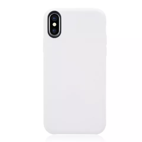 TPU case flexibel hoesje iPhone X XS - Wit