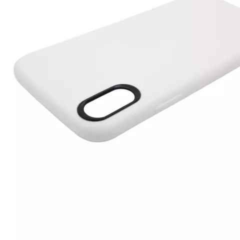 TPU case flexibel hoesje iPhone X XS - Wit