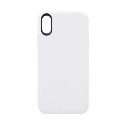 TPU case flexibel hoesje iPhone X XS - Wit