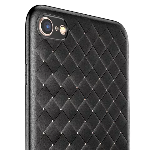 Baseus Weaving Case geweven iPhone 6 6s TPU hoesje - Zwart