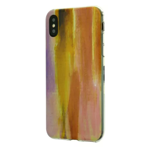 Tinystories handgeschilderd hoesje zonsondergang iPhone X XS - Sunset Case