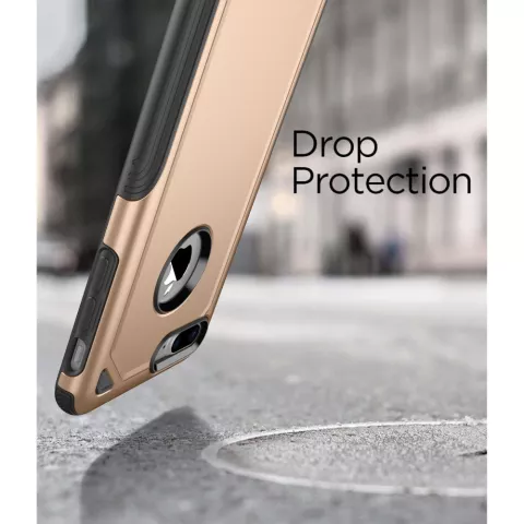 Pro Armor Gold beschermend hoesje iPhone 7 Plus 8 Plus - Goud Case